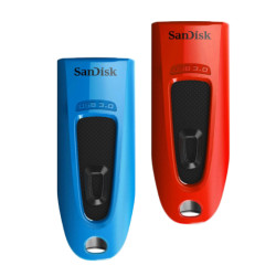 SanDisk Ultra 64GB USB Flash Drive USB 3.0 up to 130MB/s Read - Twin Pack