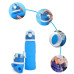 MyFriday Foldable Silicone Travel Water Bottle BPA Free 750ml - Blue