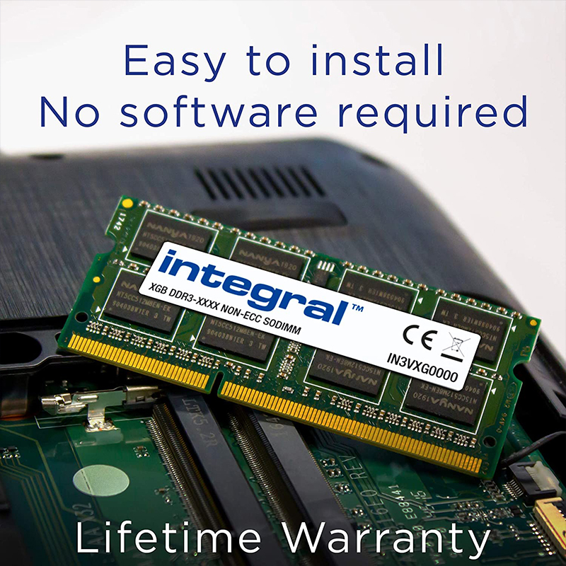 Integral 8GB (1x 8GB) 1600MHz DDR3 SODIMM CL11 Laptop Memory Module