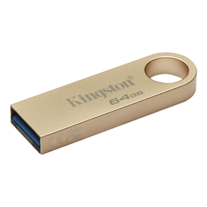 Kingston 64GB DataTraveler USB 3.2  SE9 G3 Flash Drive - Gold