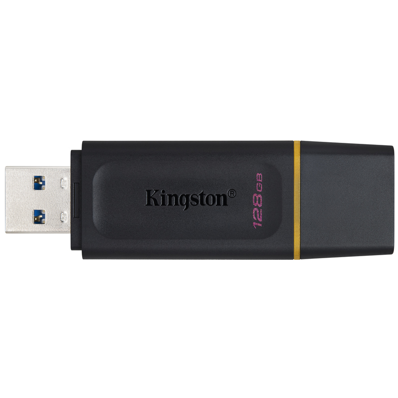 Kingston 128GB DataTraveler Exodia USB 3.2 Flash Drive - Black