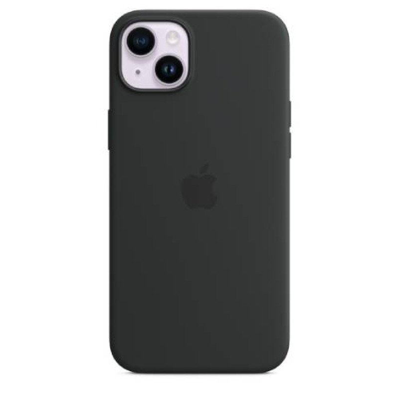 Apple Official iPhone 14 Plus Silicone Case with MagSafe - Midnight Black