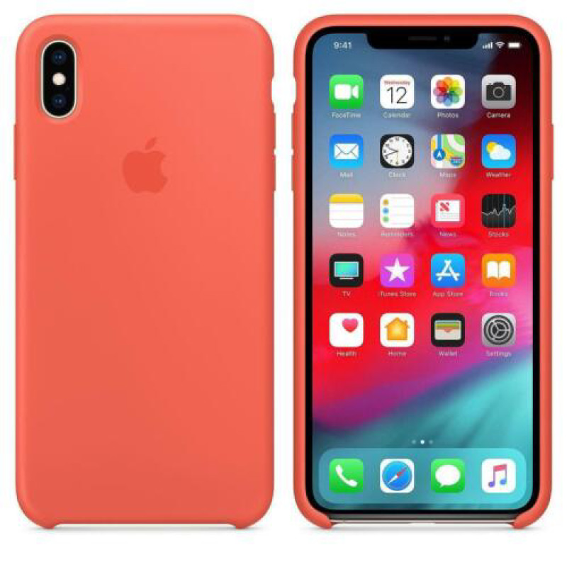 Apple Official iPhone XS Max Silicone Nectarine