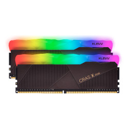 KLEVV CRAS X RGB 16GB kit (2x8GB) 3200MHz Gaming Memory DDR4-RAM XMP 2.0 High Performance