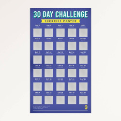 BUCKET LIST - 30 Day Challenge Poster Fitness