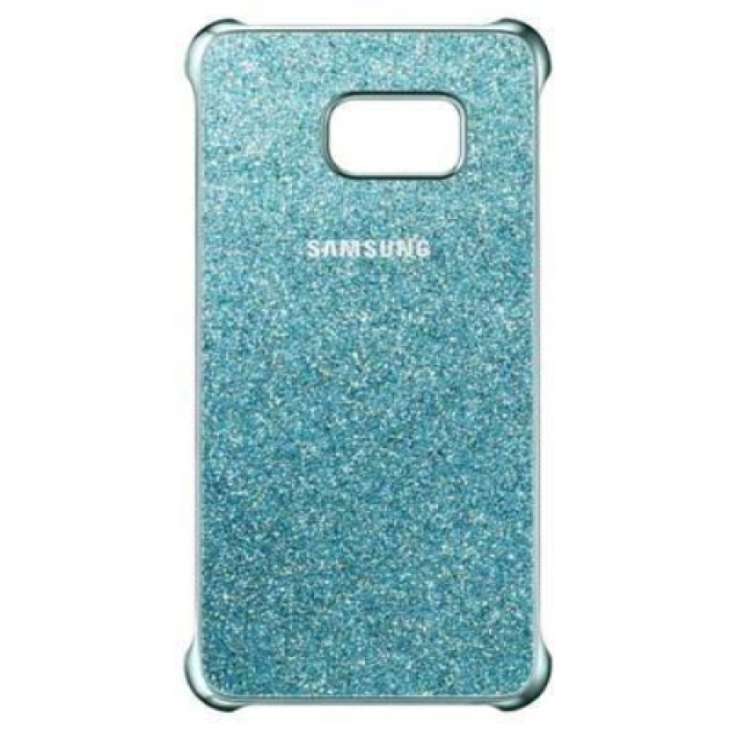 Official Samsung Galaxy S6 Edge+ Plus Glitter Cover Case - Blue