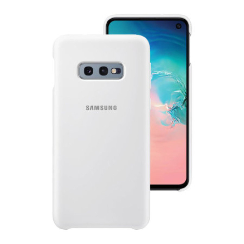 Samsung S10e Leather Cover - White