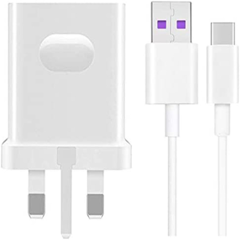 Huawei Quick Charge Travel Charger with Type-C Cable - White