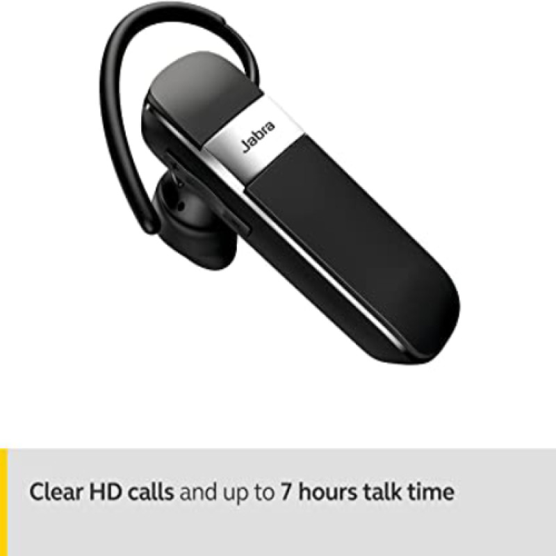 Jabra Talk 15 SE Mono Wireless Bluetooth Headset with Built-In Mic - Black