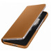 Samsung Galaxy Z FOLD3 5G Leather Cover Brown - Official