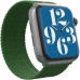 GEAR4 IWatch Compatible with Apple Watch 38/40/41 mm Braided Solo Loop Band LG Forest Green