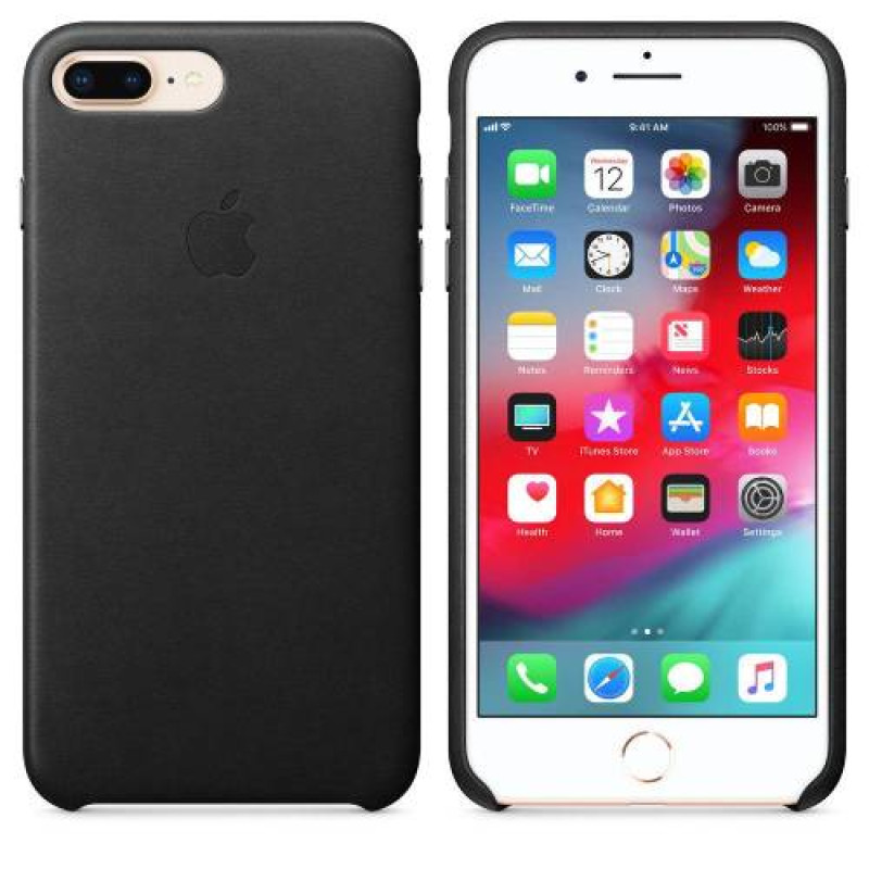 Apple Official iPhone 8 Plus Leather Black - (Open Boxed)