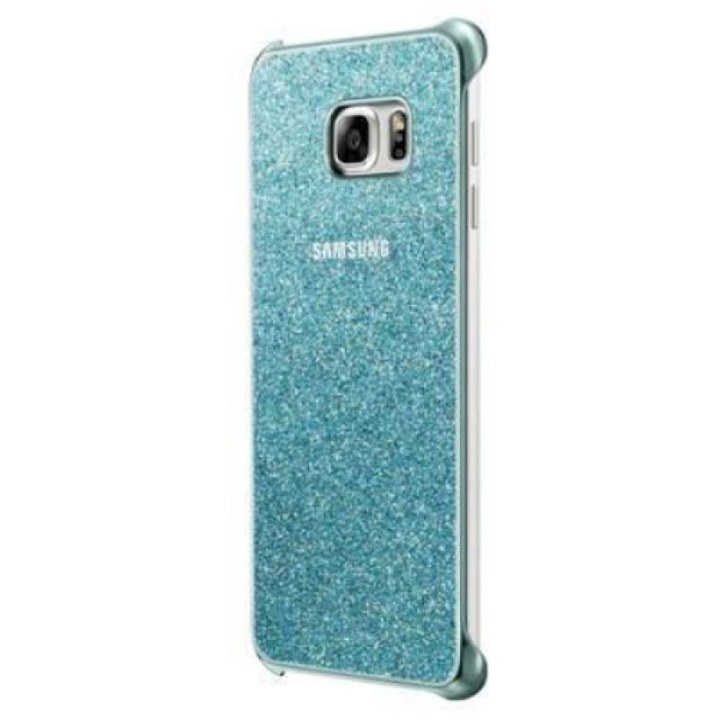 Official Samsung Galaxy S6 Edge+ Plus Glitter Cover Case - Blue