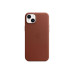 Apple Official iPhone 14 Plus  Leather Case with MagSafe - Umber