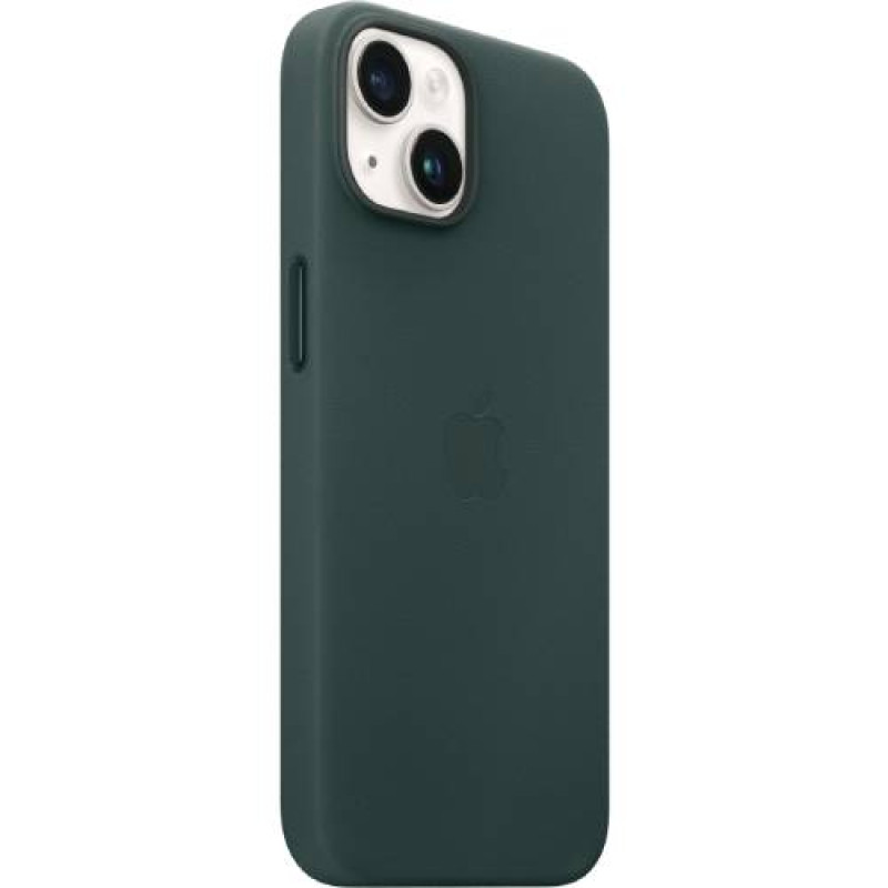 Apple Official iPhone 14 Plus  Leather Case with MagSafe - Forest Green