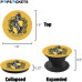 PopSockets Expanding Grip Case with Stand for Smartphones and Tablets - Harry Potter Hufflepuff