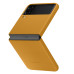 Samsung Galaxy Z FLIP3 5G Leather Flip Cover Mustard - Official