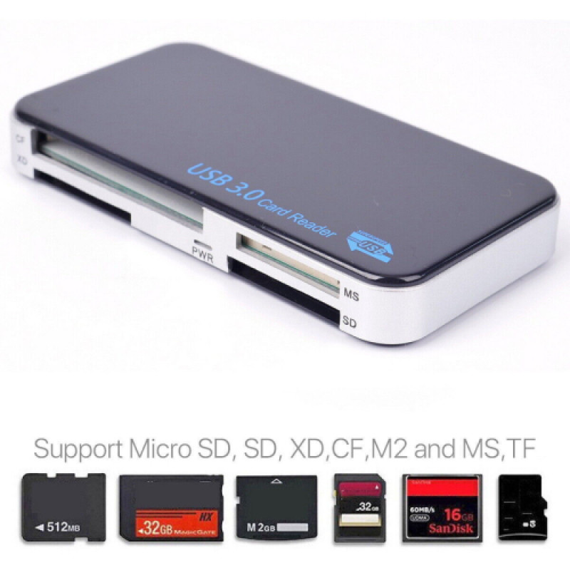 All In One Multi Memory USB3.0 Card Reader