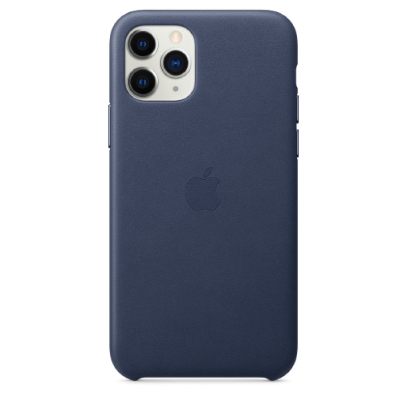 Apple Official iPhone 11 Pro Leather Case - Midnight Blue