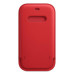 Apple Official iPhone 12 Pro Leather Sleeve with MagSafe -Red