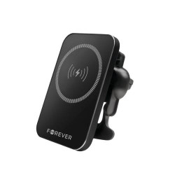 Forever MACH-100 Car Air Vent Magnetic Wireless Charging Phone Holder - Black