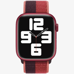 Apple Official Watch Sport Loop Band 42mm / 44mm / 45 mm - Red (Open Box)