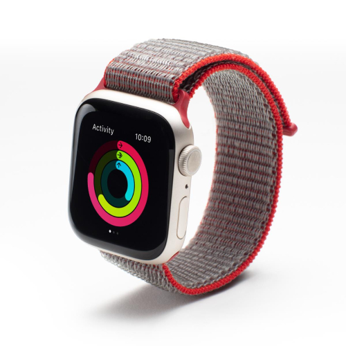 GEAR4 IWatch Compatible with Apple Watch 45/44/42 mm  Sport Band Unisex Band Red