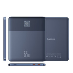 OS-Baseus Blade2 Fast-Charging Power Bank with Digital Display Intelligent Edition 12000mAh 65W - Mariana Blue