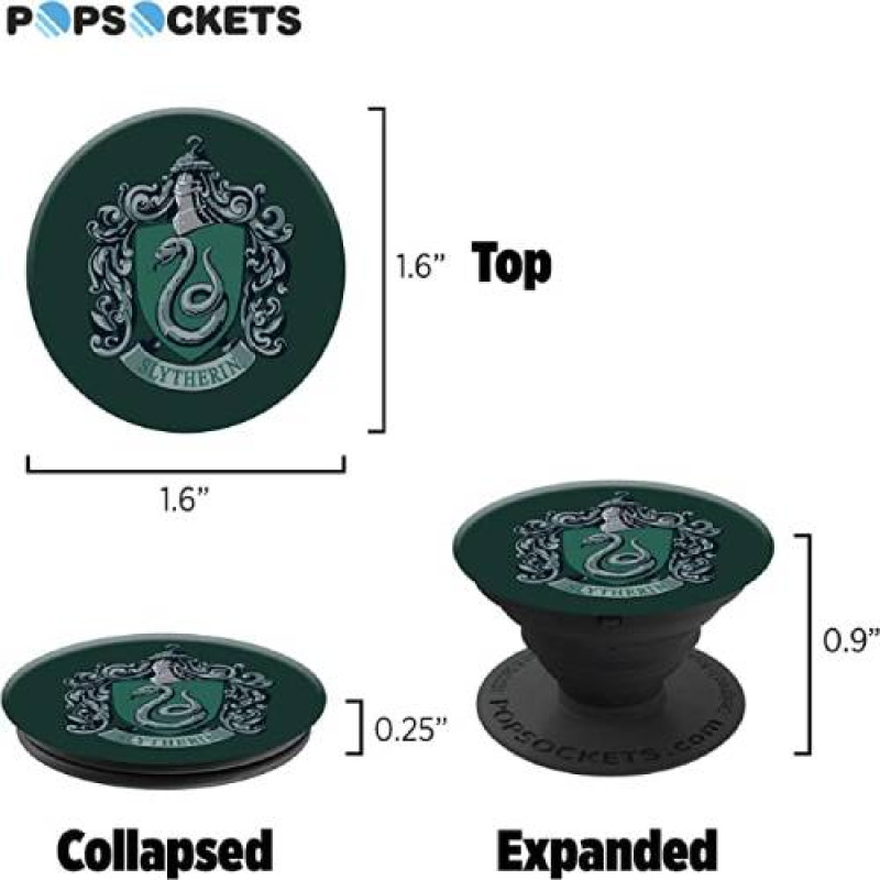 PopSockets Expanding Grip Case with Stand for Smartphones and Tablets - Harry Potter Slytherin