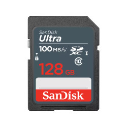 SanDisk 128GB Ultra Lite SD Card (SDXC) - 100MB/s