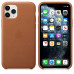 Apple Official iPhone 11 Pro Max Leather Saddle Brown   - (Open Boxed)