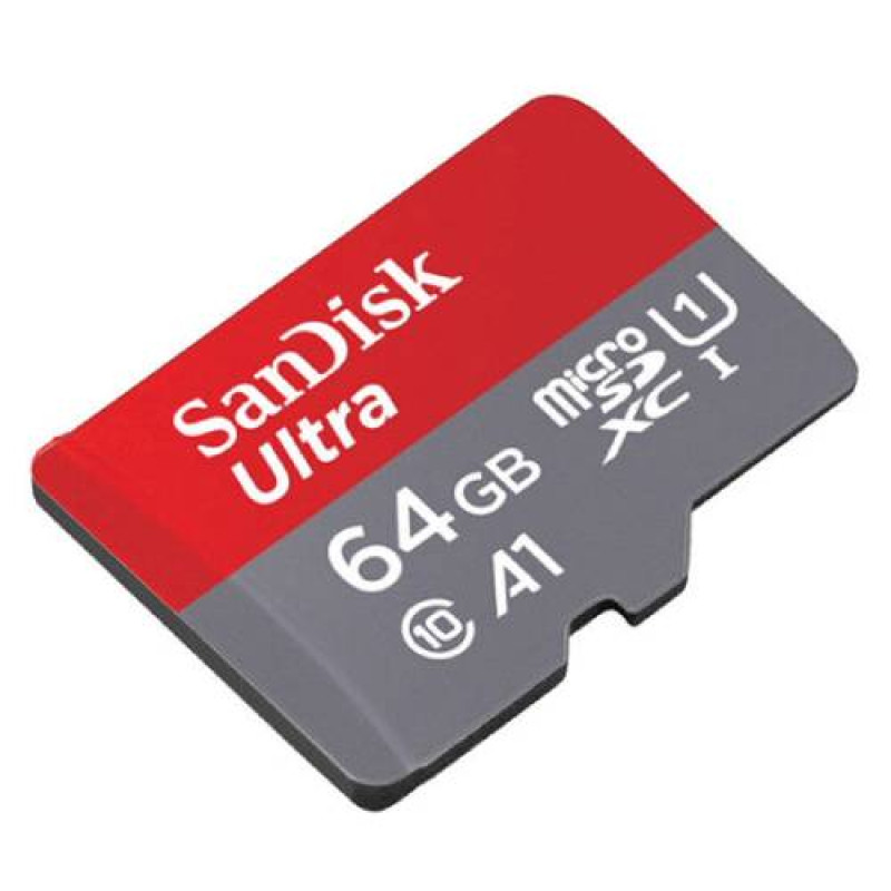 Sandisk 64GB Ultra microSD Card (SDXC) UHS-I A1 Class10 - 140MB/s