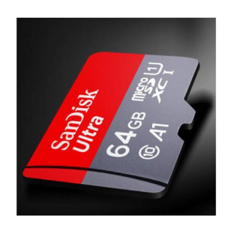 Sandisk 64GB Ultra microSD Card (SDXC) UHS-I A1 Class10 - 140MB/s