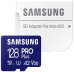 Samsung 128GB Pro Plus microSD Card + SD Adapter-  180 MB/s