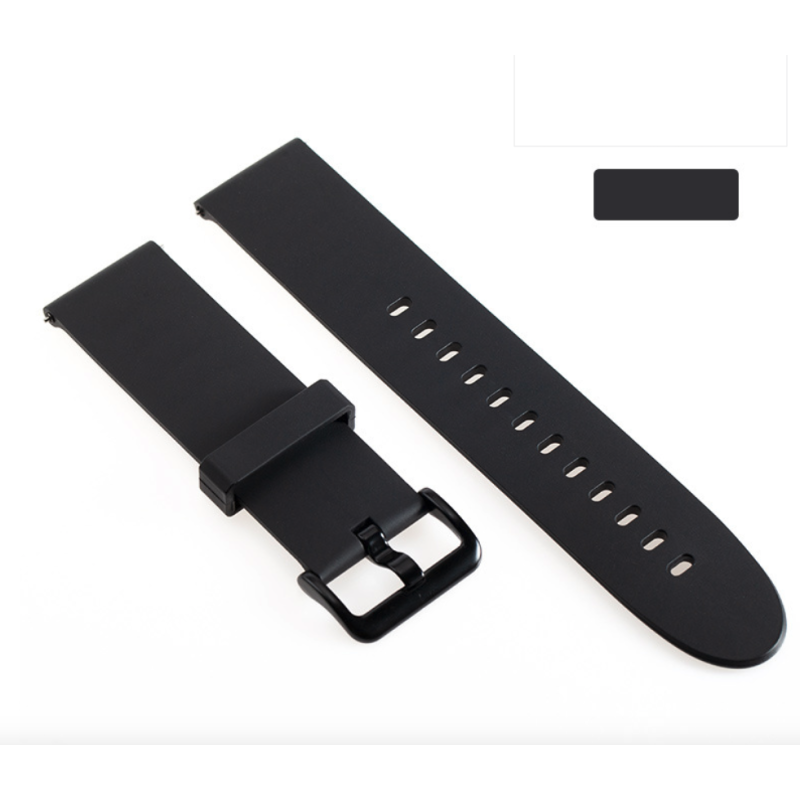 Samsung Watch Strap Black 20mm Straight Edge Design - (Bulk)