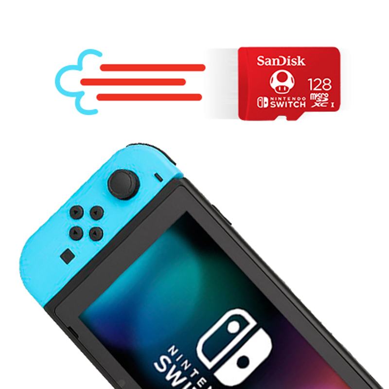 SanDisk 128GB Nintendo Switch microSD Card (SDXC) UHS-I U3 - 100MB/s