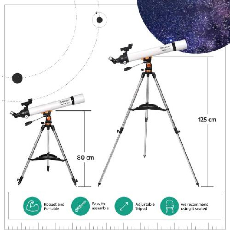 Slokey Skyways 70070 Astronomy Telescope 28x-210x