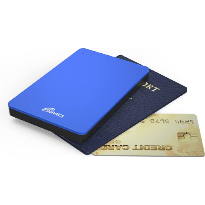 Sonnics 1TB Portable SSD USB 3.1 560MB/s  - Blue