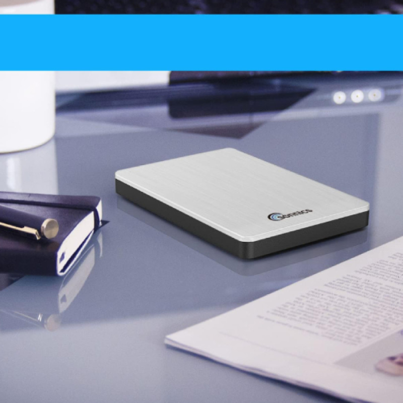 Sonnics 1TB Portable SSD USB 3.1 560MB/s - Silver