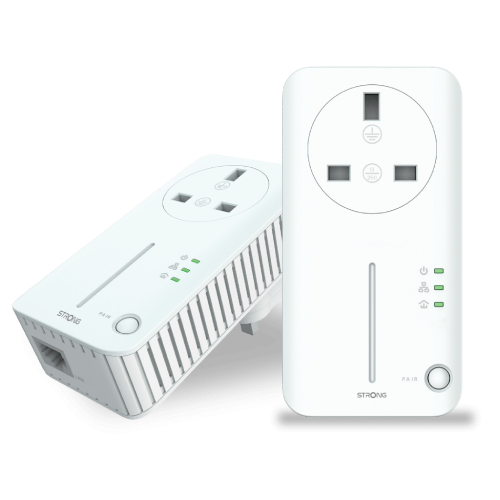 Strong Powerline 600 Kit Homeplug AV V2 - Passthrough Dual