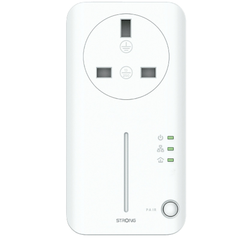 Strong Powerline 600 Kit Homeplug AV V2 - Passthrough Dual