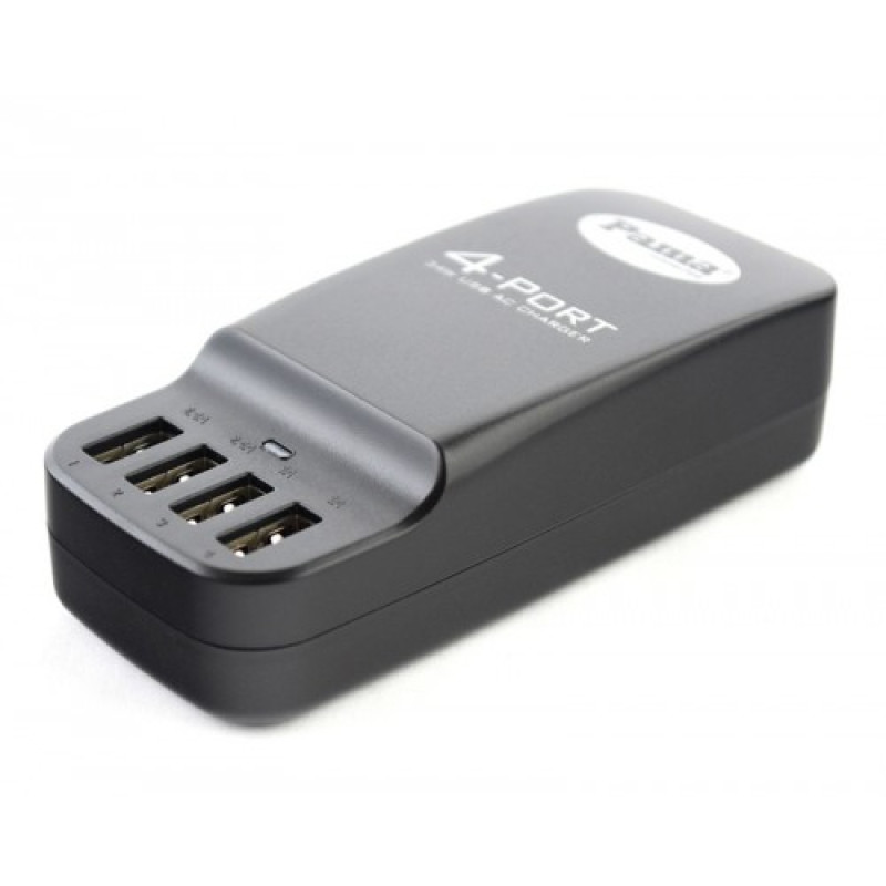 Mains Wall charger 6.8A 34W - 4 USB Ports