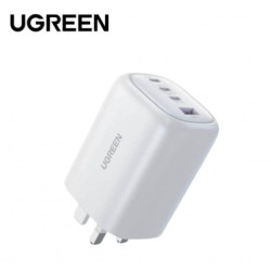 UGREEN Nexode 100W USB C Charger Plug 4-Port GaN Type C Fast Wall Power Adapter - White