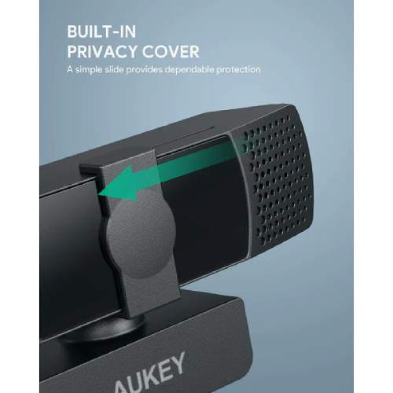 AUKEY Overview- FHD 1080p Webcam with Privacy Cover PC-LM7