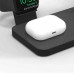 ZAGG mophie Snap+ 3-in-1 Wireless Charger with UK/Ireland Adapter 15W - Black