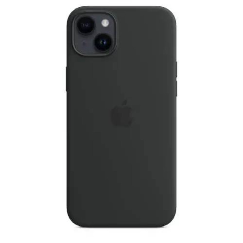 Apple Official iPhone 14 Plus Silicone Case with MagSafe - Midnight Black (Open Box)