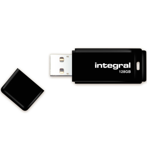 Integral 128GB USB Flash Drive - 12MB/s - Black