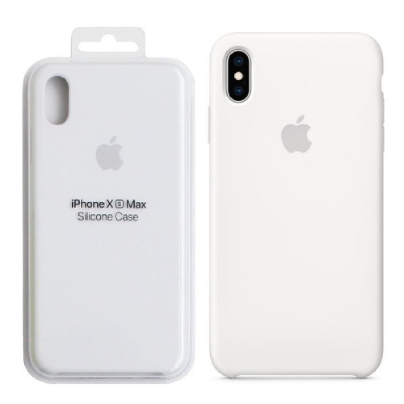 Apple Official iPhone XS MAX Silicone Case - White (Open Box)