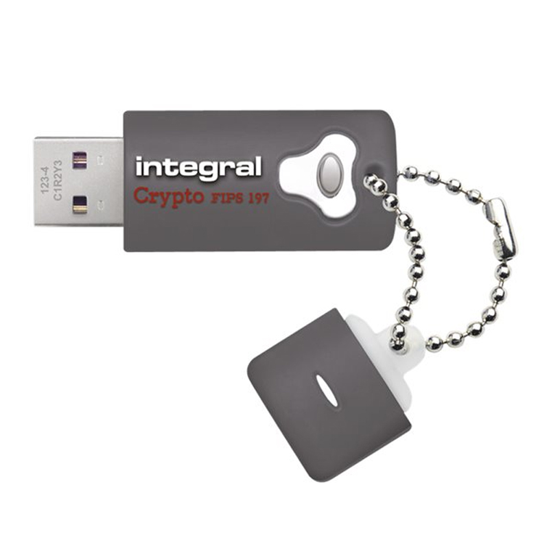 Integral 16GB Crypto FIPS 197 256-Bit AES Hardware Encrypt USB 3.0