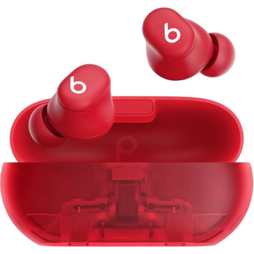 Beats Solo Buds Wireless Bluetooth Earbuds - Transparent Red